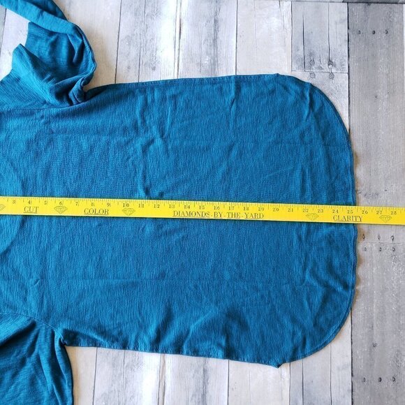 NWT – Kirkland Signature Ladies' Teal Slub Tee – Size S - Picture 4 of 5